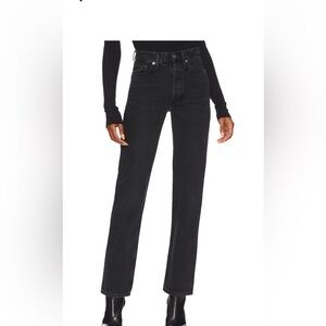 AGOLDE Lana Mid rise straight, size 27